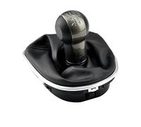 Coche Pomo Palanca Cambios Para Seat Para Altea León II 2 Toledo III 3 5/6 Velocidad MT Perilla Palanca Cambios Cabezal Cambio Marchas Cambios Cubierta Bota Polaina Base Marco Pomo Cambio Marchas(5 Sp