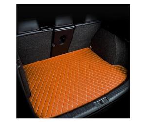 Coche Protector Maletero Estera para para Q7 2016-2022 Alfombrillas Maletero Protector Impermeable Organizador Tanque Estera Dedicada Coche Alfombrilla Maletero Coche(Marrón,1 uds)