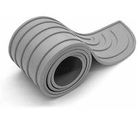 Coche Protector Paragolpes Trasero para Peugeot 3008 2009-2021, Maletero Paragolpes Umbral Antiarañazos Antideslizante Accesorios,Grey-90cm*7cm