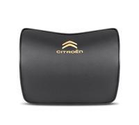 Coche PU Cuero Reposacabezas, para Citroen ami AMI Xsara Picasso Berlingo C1 C2 C3 Aircross C4 Asiento Cervical Almohada Transpirable Cómodo Ajustable Car Accesorios,A