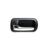 Coche Puerta Manija Manija De Puerta Interior Izquierda Y Derecha para Coche Cromo Negro Accesorios Coche para Civic 2001 2002 2003 2004 2005 Tirador Interior Cocha(Rear Left Door)
