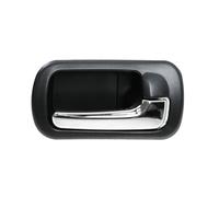Coche Puerta Manija Manija De Puerta Interior Izquierda Y Derecha para Coche Cromo Negro Accesorios Coche para Civic 2001 2002 2003 2004 2005 Tirador Interior Cocha(Rear Right Door)