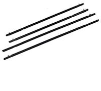 Coche Puerta Sello Protección Borde Para City 2009-2014 Burlete Goma Para Coche Moldura Para Ventana Vidrio Cinturón Sellado Embellecedor 72410-TM0-T01 72910-TM0-T01 Negro