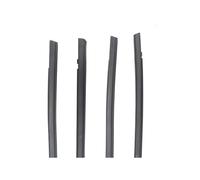 Coche Puerta Sello Protección Borde Para Civic 2016-2020 10. ° Puerta Coche Ventana Vidrio Goma Sellado A Presión Cinturón Embellecedor Tira Burlete(A set)