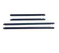 Coche Puerta Sello Protección Borde Para Nissan Para XTrail T 30 2001-2006 Protector Vidrio Para X-trail 80821-8H300 4 Uds Negro T30 Sello Goma Para Ventana Exterior