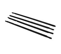 Coche Puerta Sello Protección Borde Para Toyota Para Corolla 2007-2014 4 Piezas Burlete Goma Para Ventana Negra Cinturón Sellado A Presión Impermeable Moldura Embellecedora