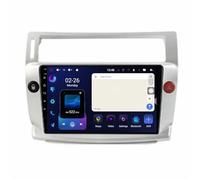 Coche Radio de Coche para Citroen C4 C-Triomphe C-Quatre 2004-2009 9 Inches Android 15 Pantalla Steering Wheel Controls para, 8 Core 4G+64G