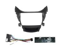 Coche Radio Fascia Auto Estéreo Marco Salpicadero Instalación Panel Trim Readaptación Kit para Hyundai para Elantra 2011 2012 2013 Marco de Radio(Frame B and Cable)