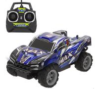 COLORBABY Speed&Go Coche teledirigido, Azul, Escala 1:18, 6 direcciones, 8 km/h, Alcance de 20 Metros, Coches radiocontrol para niños, Vehículo RC, Juguetes 4 años (41359)