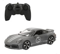Coche Radiocontrol Rastar Porsche 911 Sport Classic 1:16, 38x19x17 Cm, Gris