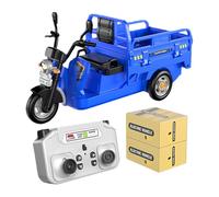 Coche RC - Aleación De Aluminio, Juguete De Camión A Control Remoto, Juguete De Camión Volquete De Ruedas | De Carga De Elevación, Vehículo con Dirección De Retorno Automático para Riu