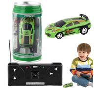 Coche RC Drift Mini con Circuito de Latas Obstáculo | Vehículo de Carreras y Acrobacias de Alta Velocidad para Niños y Adultos | Mando a Distancia Proporcional de Precisión | Regalo para Navi