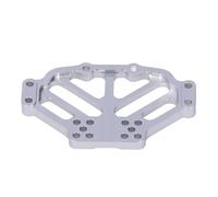 Coche RC Piezas Compatible con Tamiya CR 01 1/10 RC, Piezas De Actualización Coche, Accesorios Repuesto, Soporte Base Varilla Tracción Aleación Aluminio CNC(Silver)