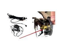 Coche Rejilla Aire Panel Frontal LED Coche Salida Ventilación Aire Acondicionado Embellecedor Interior Turbo Para Fiesta 2009 2010 2011 2012 2013 2014 2 Uds(Wire speed)