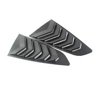 Coche Rejilla De VentilacióN para Ford para Mustang 2015-2020 Cubierta De Ajuste De Ventana Triangular Trasera De Coche(Matte Black)