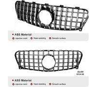 Coche Rejilla Parachoques Delantero,para Mercedes Benz GLA GT GTR GLA180 GLA200 GLA Class X156 2014-2018 Parrilla Radiador Parachoques Delantero Capó.,B-2017-2018
