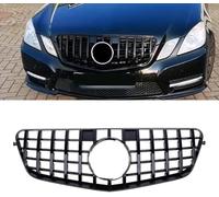 Coche Rejillas Frontales de Radiador para Mercedes Benz E-Klasse W212 2009 2010 2011 2012 Rejilla Frontal Parrilla Calandra Delantera Cubierta Malla Parachoque