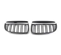 Coche Rejillas Frontales Radiador Para E90 Para 323I 328I 335I 330I 325I Para 3-Series 2005-2008 Parrillas Delanteras Con Rejilla Tipo Riñón - Doble Línea(Double Line Carbon)