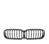 Coche Rejillas Frontales Radiador Parachoques Racing Grille Hood Fibra De Carbono Parrilla Frontal Para 5 Series G30 G31G38 F90(M5) 2020-2022(1-Slat Carbon Fiber)