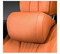 Coche Reposacabezas para Mercedes Benz EQ EQS V297 EQS 350/EQS 450/EQS 580/EQS 53 Sedan, Cuello Soporte Confortevole Resistente Abrasiones Conductor Asiento Reposacabeza Accesorios,D/Orange