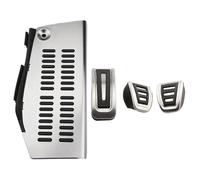 Coche Reposapiés Freno Para Skoda Para Octavia Para Fabia Para Roomster Para Vento Para Rapid 1U 1 Rabia Pedales Coche Cubierta Pedal Embrague Freno Gas(MT with Rest)