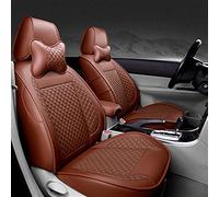 Coche Seat Funda Asientos Funda De Cuero Para Asiento Coche Especial Para Kia K2 K3 K4 K5 Para Para Cerato Para Sportage Para Optima Para Maxima Para Carnival(Café,No pillow)