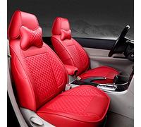 Coche Seat Funda Asientos Funda De Cuero Para Asiento Coche Especial Para Kia K2 K3 K4 K5 Para Para Cerato Para Sportage Para Optima Para Maxima Para Carnival(Rojo,No pillow)