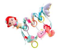 Coche Seat Stroller Activity Toy - Mermaid Musical Plush Rattle, Textured Sensory Development Plaything, Multiuse Long Lasting Infant Entertainment | Music Box Rattles Bb Squeaker for 0 3 Years