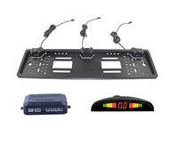 Coche Sensor Sensor de Aparcamiento para Coche, Marco de matrícula Europeo de la UE, Radar de Marcha atrás con 3 sensores