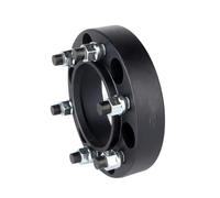 Coche Separadores Ruedas Para Mazda BT 50 M12x1.5 2 piezas 25/30/35/40/45 mm PCD 6x139.7 CB 93.1 mm Adaptador de espaciadores de rueda 6 Lug Suit(2PCS 45mm Black)