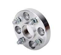 Coche Separadores Ruedas Para Vw Para Polo Para Jetta Para Gol UP M12x1.5 20/25/30/35mm PCD 4x100 CB 57,1mm Adaptador Espaciador Rueda 4 Orificios(2PCS 30mm Silver)