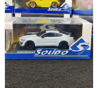COCHE SÓLIDO FORD SHELBY MUSTANG GT500 BLANCO/NEGRO 1:43 NUEVO CAJA S4311503