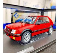 COCHE SÓLIDO PEUGEOT 205 MK1 GTI 1.9L ROJO 1:18 NUEVO CAJA S1801702