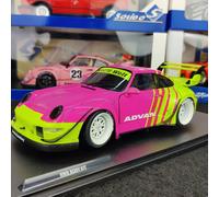COCHE SÓLIDO PORSCHE RWB BODY KIT ROSA AVANCE 2024 1:18 NUEVO CAJA S1808510
