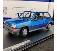 COCHE SÓLIDO RENAULT 5 GT TURBO MK1 AZUL ALPINO 1985 1:18 NUEVO CAJA S1810004