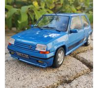 COCHE SÓLIDO RENAULT 5 GT TURBO MK2 AZUL LUZ 1989 1:18 NUEVO CAJA S1810003