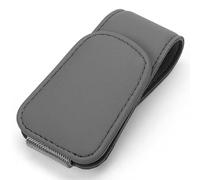 Coche Soporte de Gafas de Sol para BMW X7 5seats 2021-2027, Magnético Cuero Porta Gafas de Sol Visera Soportes para Gafas Accesorios,C/Gray