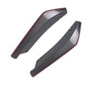 Coche Spoiler Difusor Divisor Protector contra Arañazos Winglets Extensión Faldón Lateral Parachoques Delantero Trasero Universal Labio Accesorios(B Fibra de Carbono)
