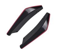 Coche Spoiler Difusor Divisor Protector contra Arañazos Winglets Extensión Faldón Lateral Parachoques Delantero Trasero Universal Labio Accesorios(B Negro)