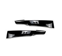 Coche Spoiler Splitter para BMW E90 para M-Tech LCI Serie 3 4 Puertas 2009-2012 Divisor Lateral De Parachoques Delantero Alerón Frontal(Glossy Black)