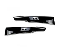 Coche Spoiler Splitter para BMW Serie 3 E90 E91 320i 330i para M-Tech 2005-2012 Cubierta Divisora Lateral del Parachoques Delantero Alerón Frontal(Gloss Black 09-12)