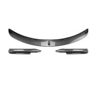 Coche Spoiler Splitter para BMW Serie 3 E90 E91 para M-Tech Pre-LCI 2005-2008 Alerones Delanteros Alerón Frontal(Carbon Fiber Look)