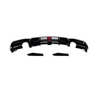 Coche Spoiler Wing para Serie 3 F30 MT MP 2013-2019 Luz Freno Trasero Parachoques Labio Difusor Alerón por ABS Kit Cuerpo Negro Brillante(C Style Set)