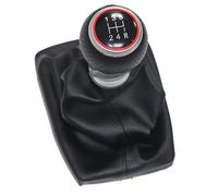 Coche Stick Head Shifter Palanca de Cambio de Marchas cromada para Gaitor para A4 8E B6 B7 2000 2001 2002 2003 2004 2005 2006 2007 2008(12345R Black Line)