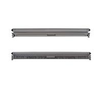 Coche Sun Shade 2 Piezas para para Koleos 2009 2010 2011 2012 2013 2014 2015 Conjunto Cubierta Persiana Enrollable Techo Solar Panorámico Coche Parasol Coche(2 x Gray)