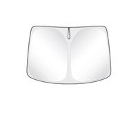 Coche Sun Shade para Tesla para Model 3 Y 2021 2022 2023-2024 Parasol para Ventana Delantera Coche, Visera Cristal Techo Tragaluz Accesorios Protección UV Parasoles Coche(3 Silvering)