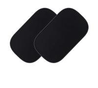 Coche Sun Shade Parasol Electrostático Coche Protector UV Autoadhesivo Malla Ventana Lateral Película Protectora Verano 50 X 30 2 Unidades Parasol Coche(Black Film)
