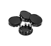 Coche Tapas Centrales para X-Trail Cascais para Suzuki para Momo Llantas Buje Discos Cubierta A Prueba Polvo 4 Piezas Tapa Central Rueda Coche En Blanco 54 Mm Llantas Centrales(Black)