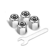 Coche Tapones de válvula para Mazda CX-5 2017-2023,8Pcs Tapas de Válvula de Neumático Tapas De Vástago Tapas Antipolvo para Ruedas de Coche Aluminio Automóvil Accesorios,B