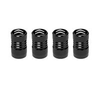 Coche Tapones para Válvula de Neumático para Citroen C4 2010-2015, 4 Tapones de Válvula de Aluminio para Neumáticos Cubierta Antipolvo para Rueda de Coche Accesorios,Black
